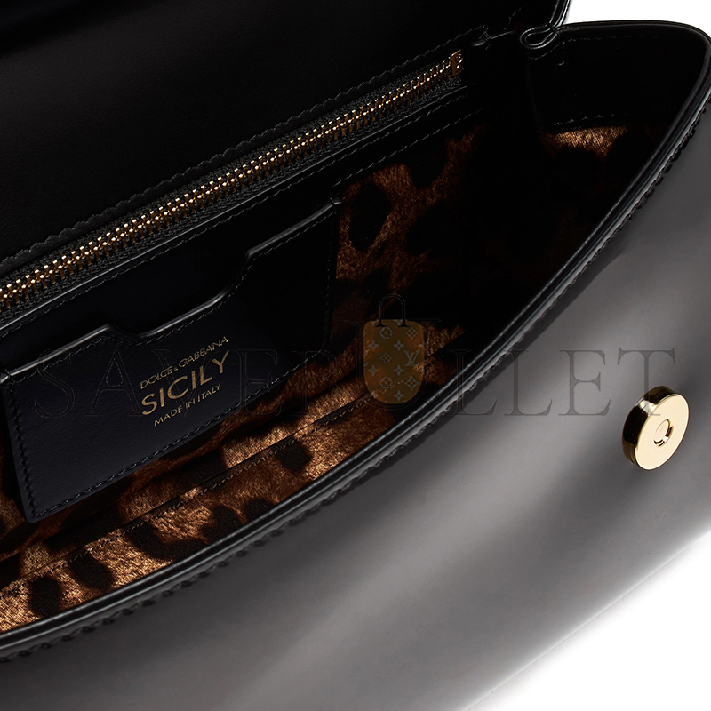 d01ce Gab*a*a sicily dauphine handbag patent leather bb6002a103780999 (25*20*12cm)